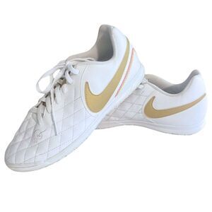 Nike | Tiempo Sneakers White with Gold and Red